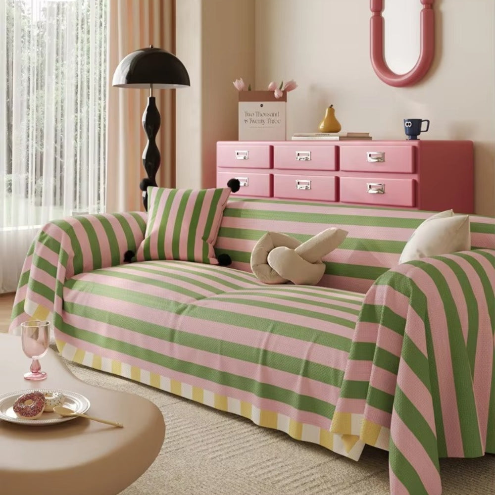 Junips | Atelier Pastel Striped Sofa Cover