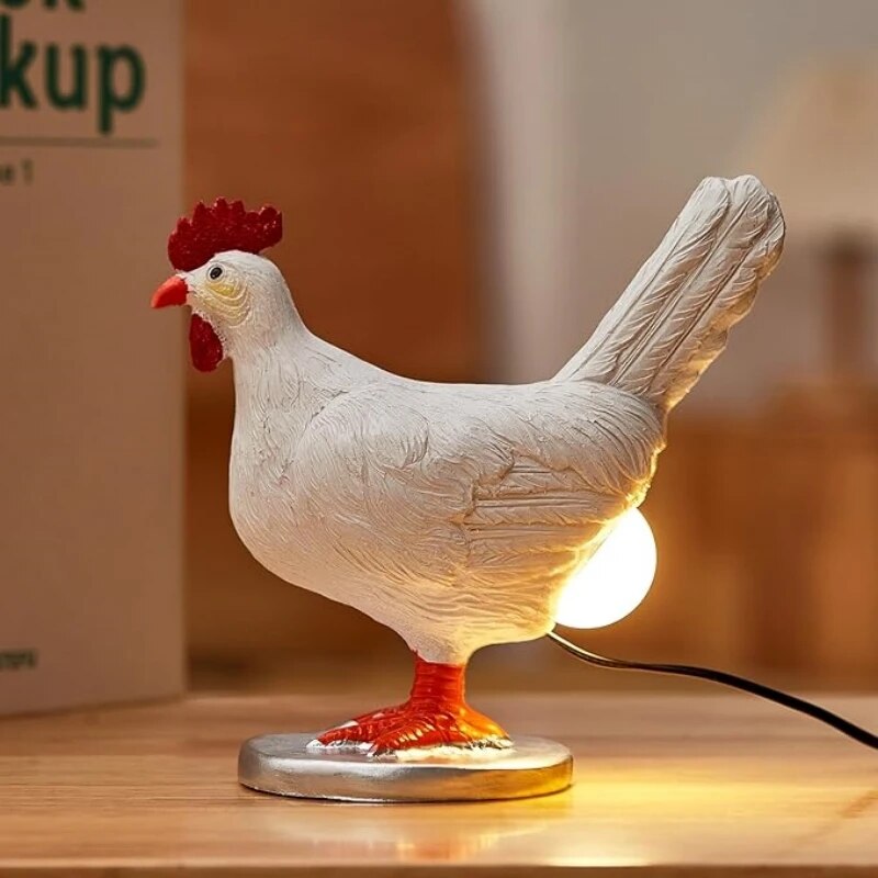 Junips | Chicken Lamp - funny table lamp in the shape of a chicken