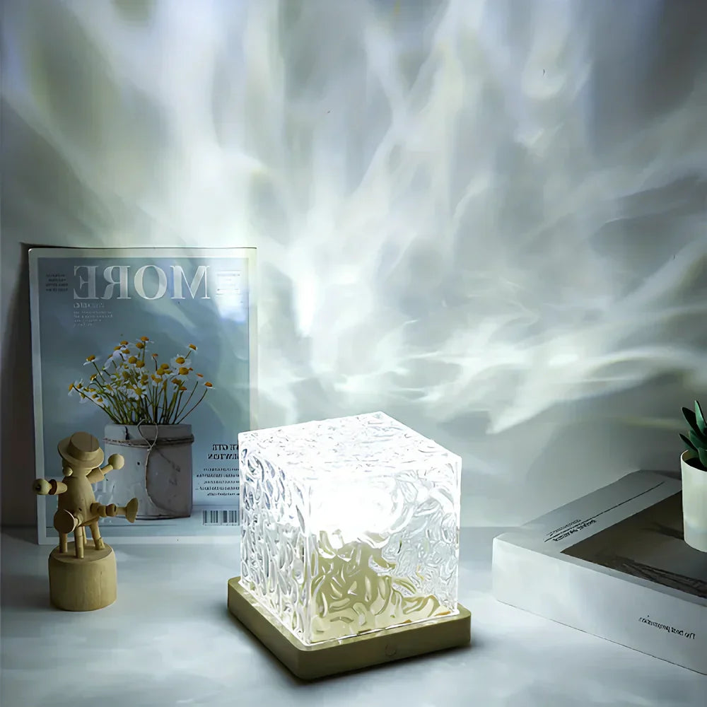 Junips | Table Lamp Glass Cube Ambient Light
