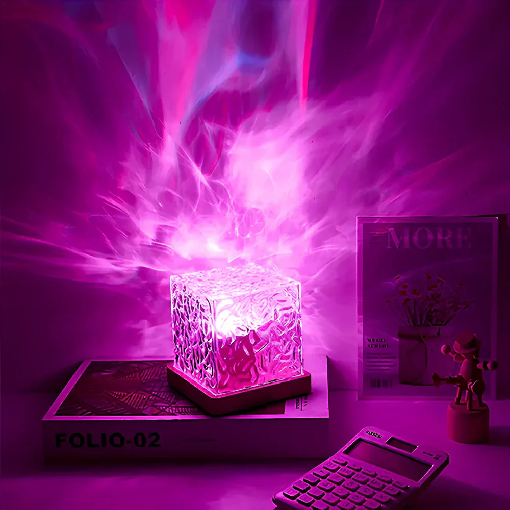 Junips | Table Lamp Glass Cube Ambient Light