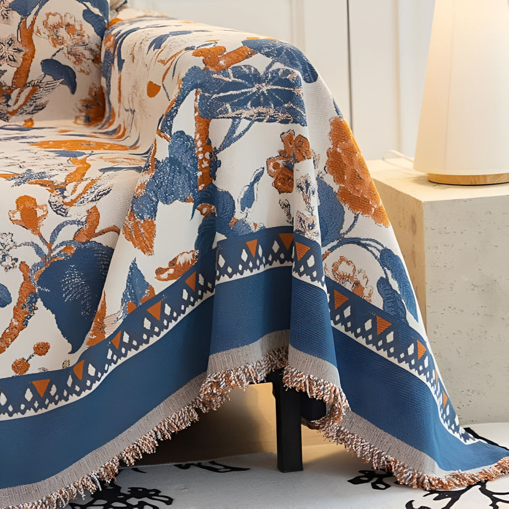 Junips | Autumn Vines Jacquard Sofa Cover