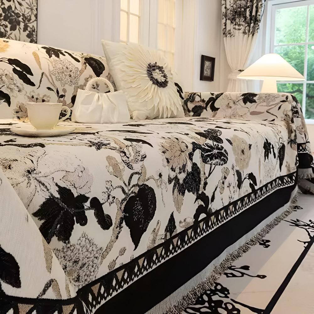 Junips | Autumn Vines Jacquard Sofa Cover