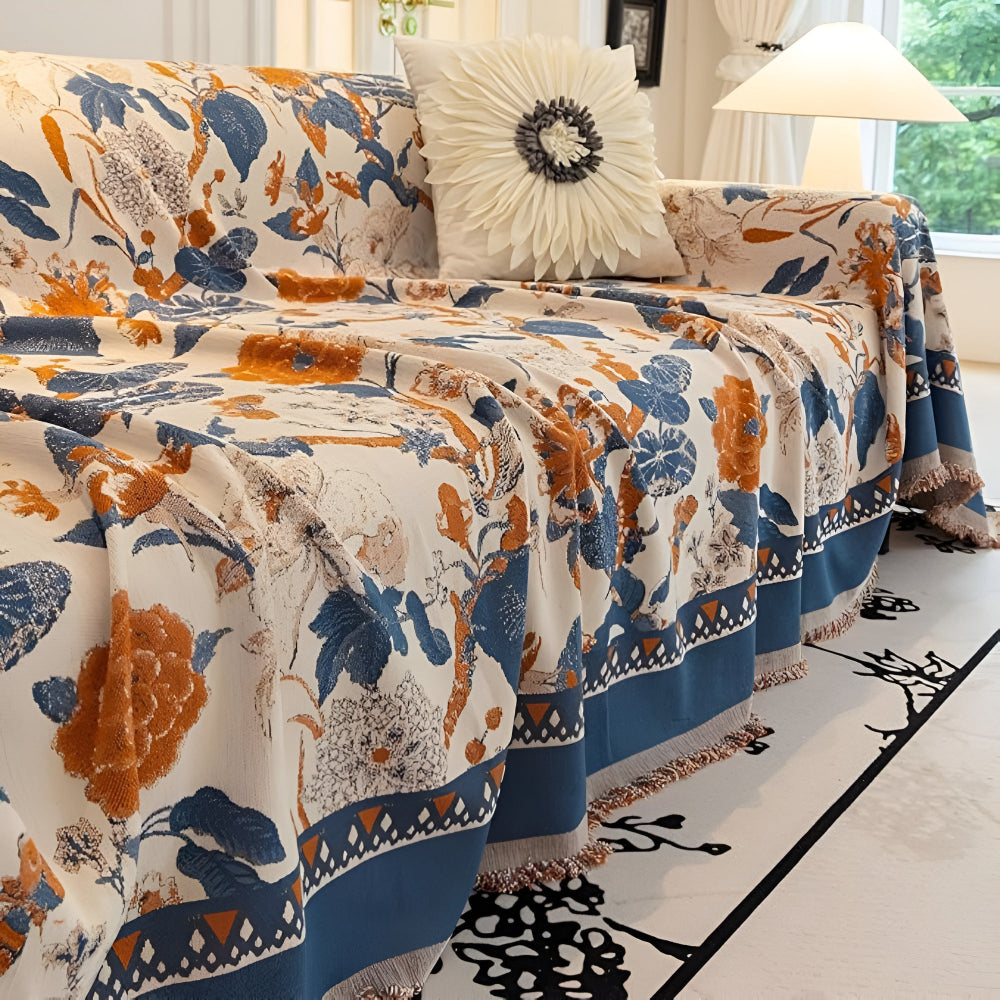 Junips | Autumn Vines Jacquard Sofa Cover