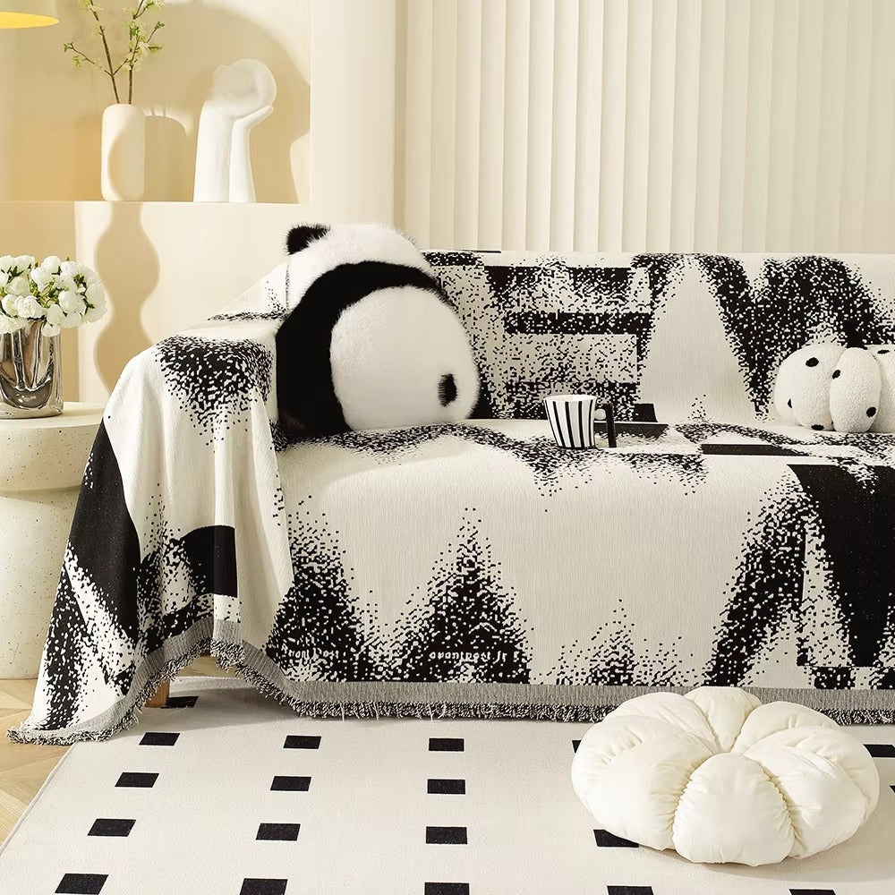 Junips | Avant-Garde Abstract Chenille Sofa Cover