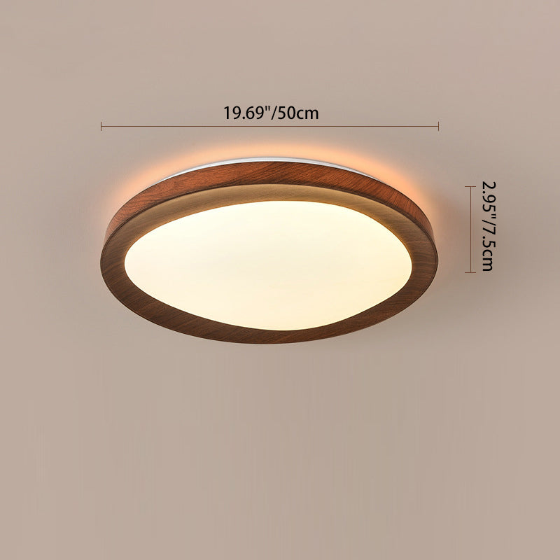 Junips | Simplicity Iron Acrylic Round LED Ceiling Lamp for Bedroom