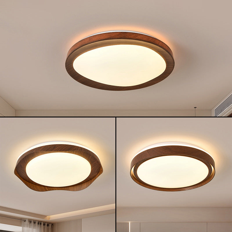 Junips | Simplicity Iron Acrylic Round LED Ceiling Lamp for Bedroom