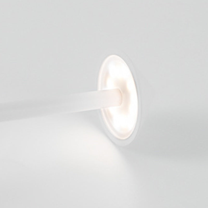 Junips | Modern Simplicity Triangle Cone Round Acrylic Cylinder Iron LED Table Lamp for the Living Room