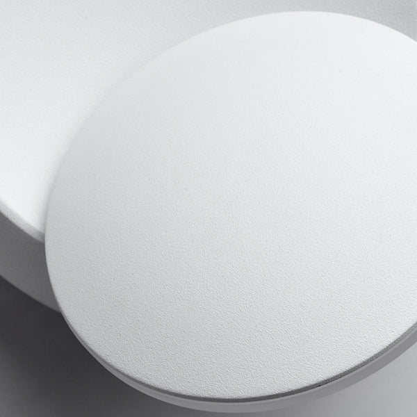 Junips | Contemporary Nordic Iron Round Eclipse Rotatable LED Wall Light for Nightstand
