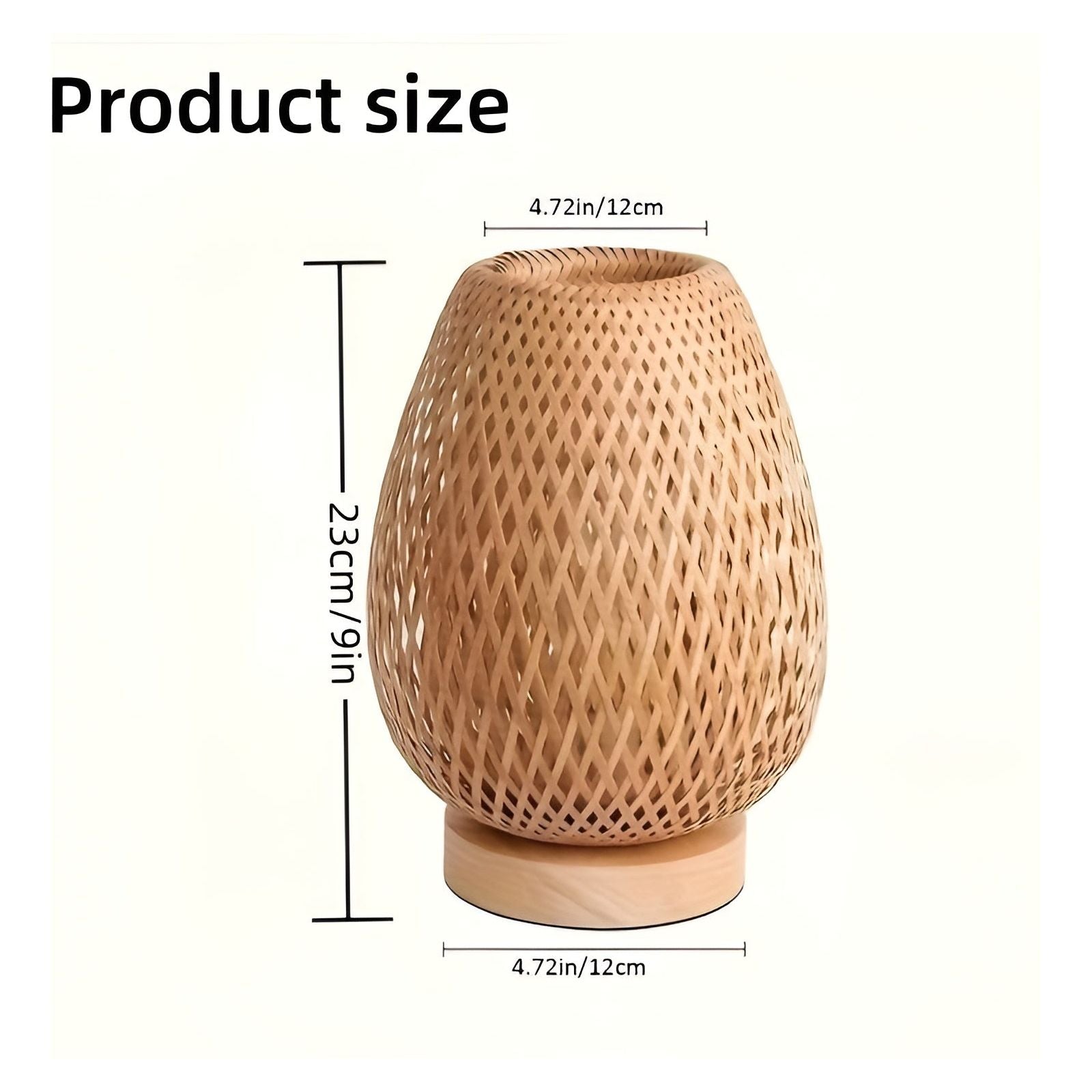 Junips | Aura Lamp - Bamboo USB-powered Table Lamp for the Bedroom