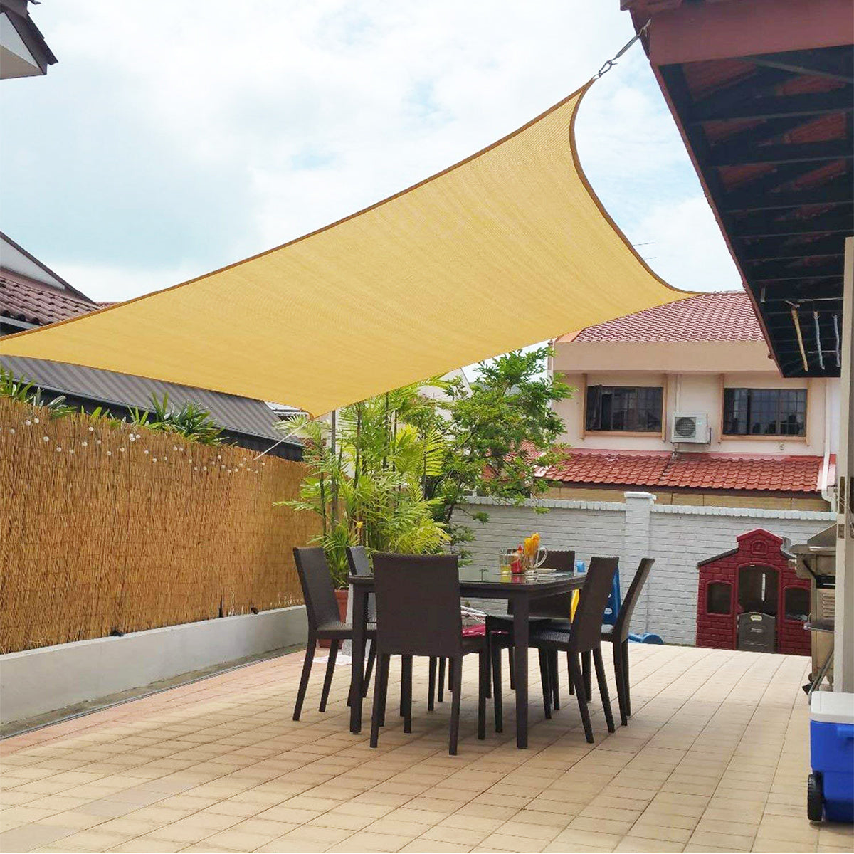 Junips | Luxury sunshade – water-repellent – protective for balcony and garden – shade cloth