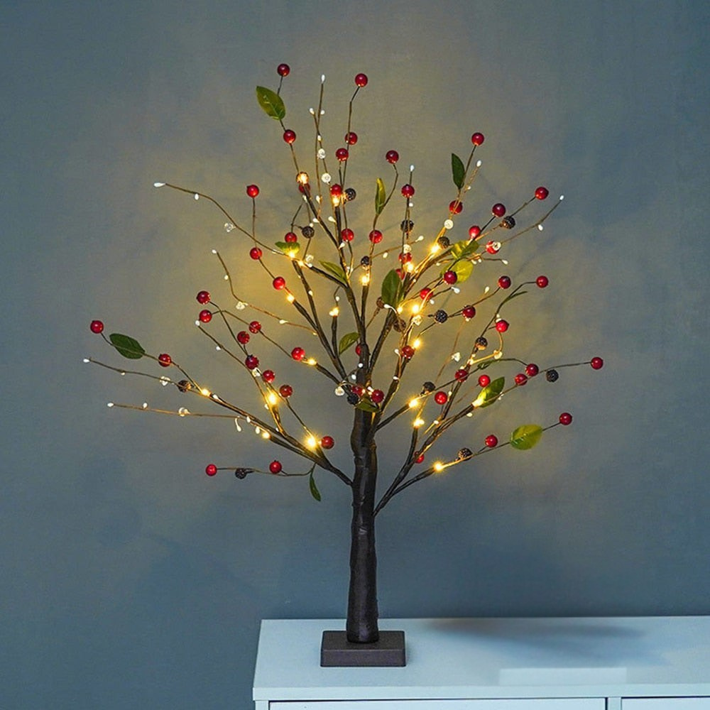 Junips | LED Light Tree Rustic PVC Table Lamp