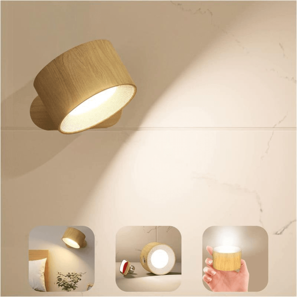 Junips | 360° wireless rechargeable wall light | Versatile LED lighting solution
