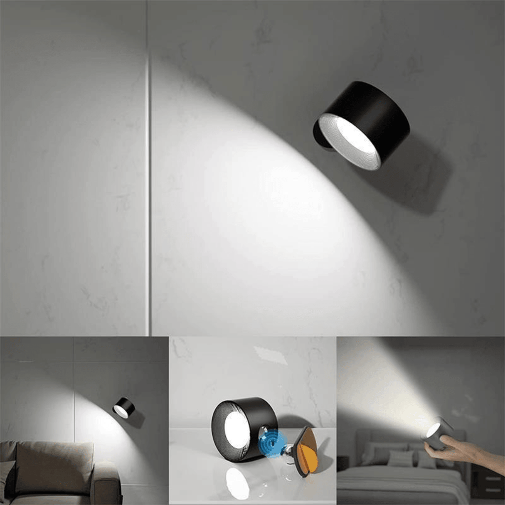 Junips | 360° wireless rechargeable wall light | Versatile LED lighting solution