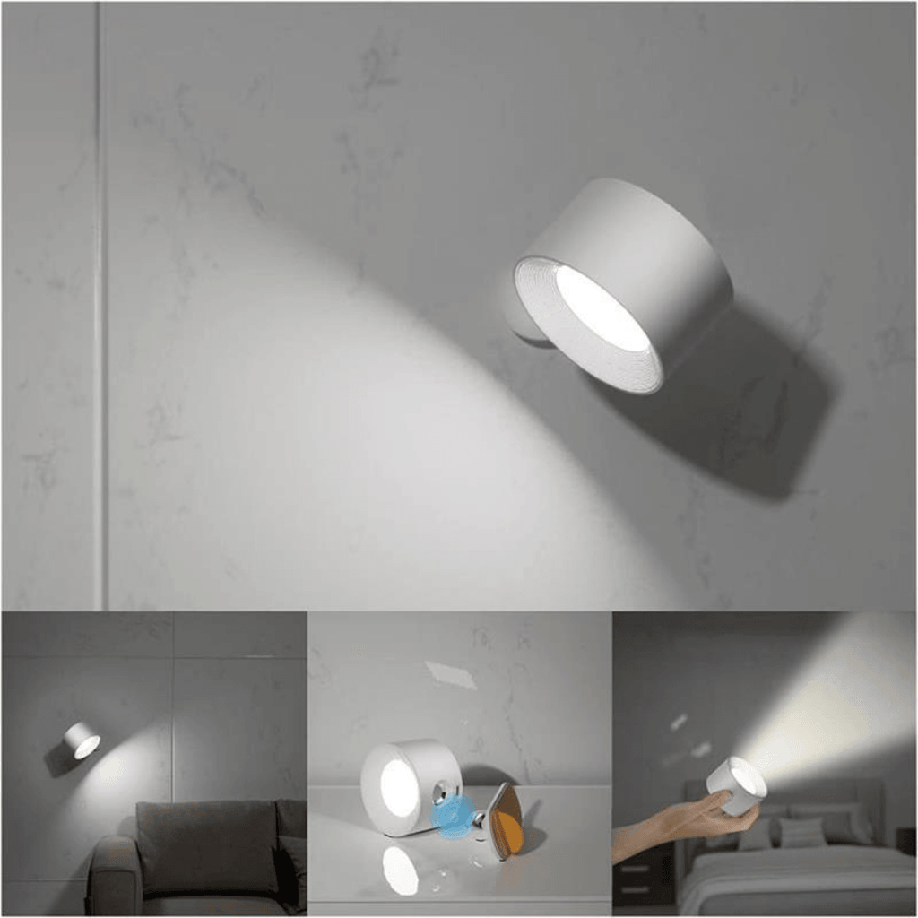 Junips | 360° wireless rechargeable wall light | Versatile LED lighting solution