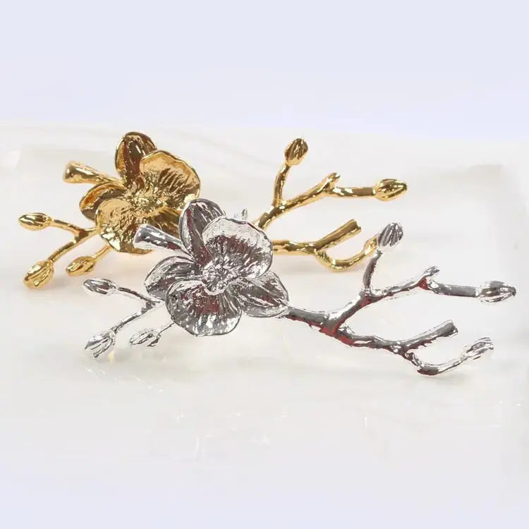 Junips | Bird & Flower Napkin Rings - 4 Pieces