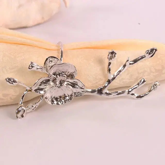 Junips | Bird & Flower Napkin Rings - 4 Pieces