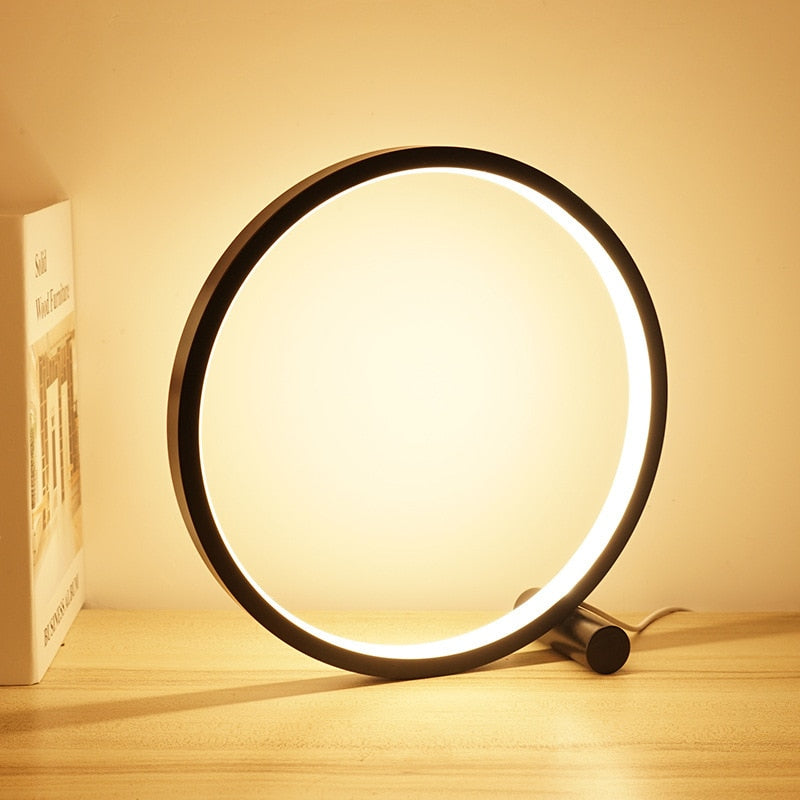 Junips | LED Table Lamp Ring Dimmable Bedside Light