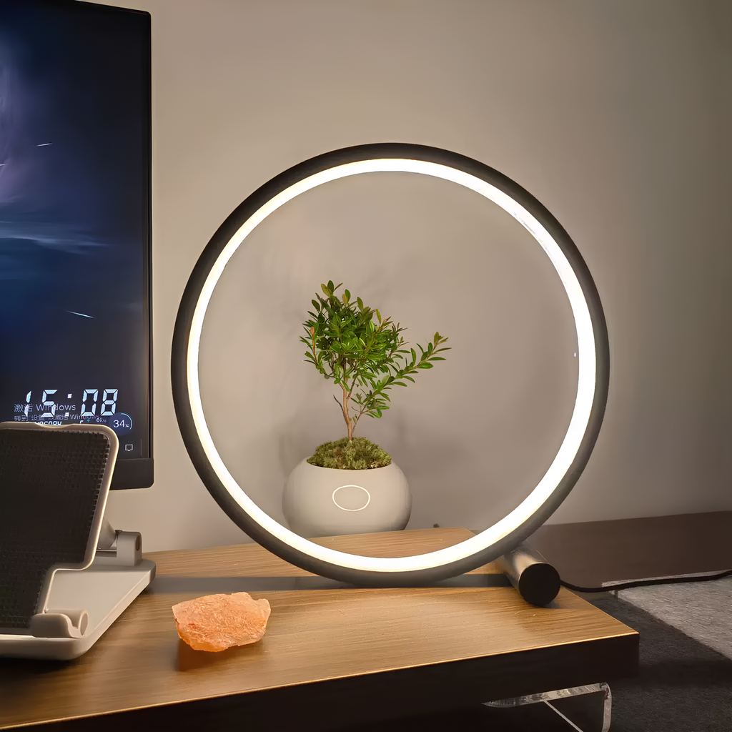 Junips | LED Table Lamp Ring Dimmable Bedside Light