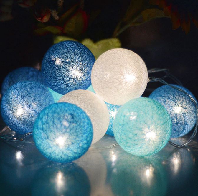 Junips | Ballton - Cotton glowing ball swing | Various color combinations