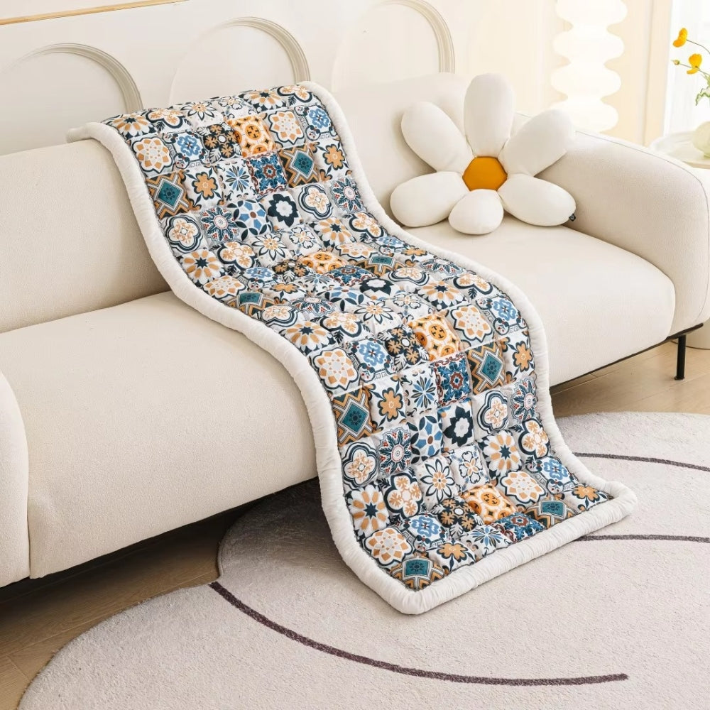 Junips | Bohemian Printed Quilted Sofa Cover