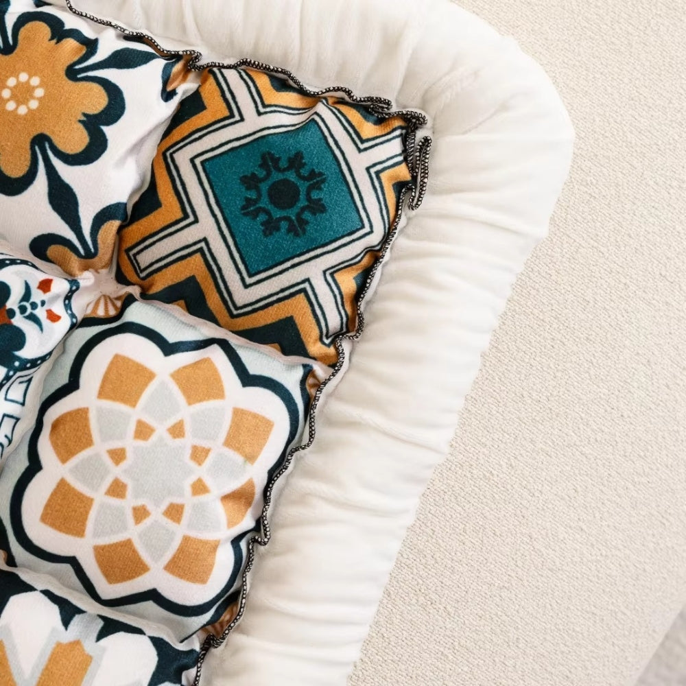 Junips | Bohemian Printed Quilted Sofa Cover