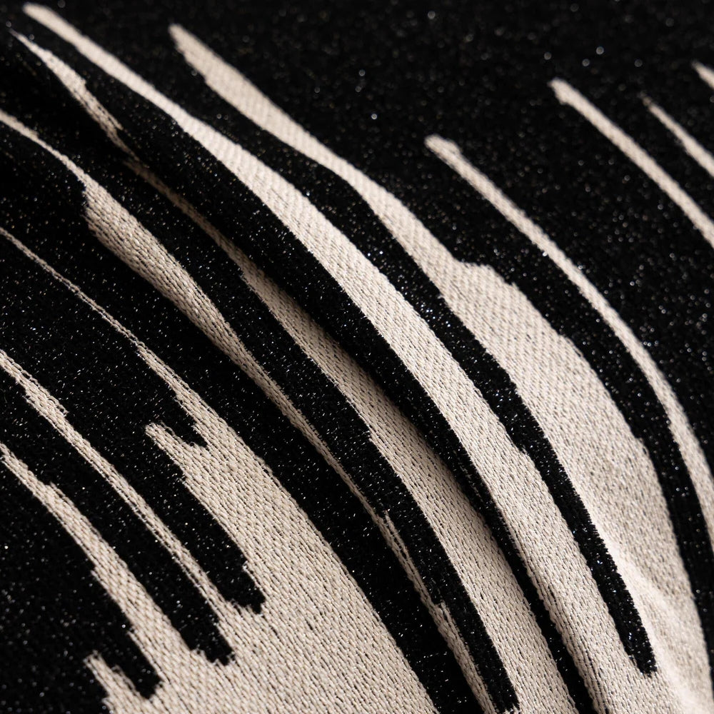 Junips | Brushstroke Vertical Pattern Chenille Sofa Cover