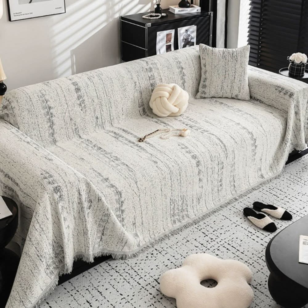 Junips | Elegant chenille sofa cover with easy care