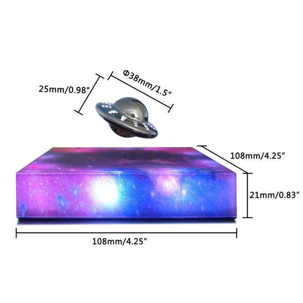 Junips | Floating Spaceship LED Night Light with Magnetic Levitation Technology
