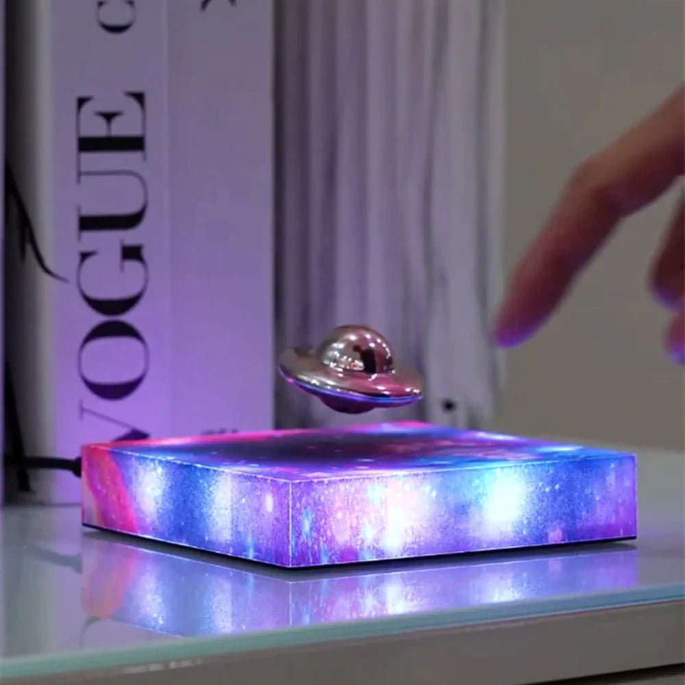Junips | Floating Spaceship LED Night Light with Magnetic Levitation Technology