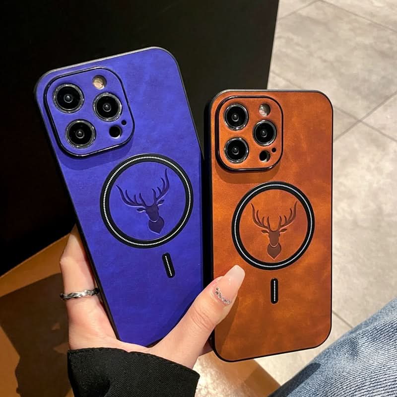 Junips | Deer Leather iPhone Case MagSafe Wireless Charging