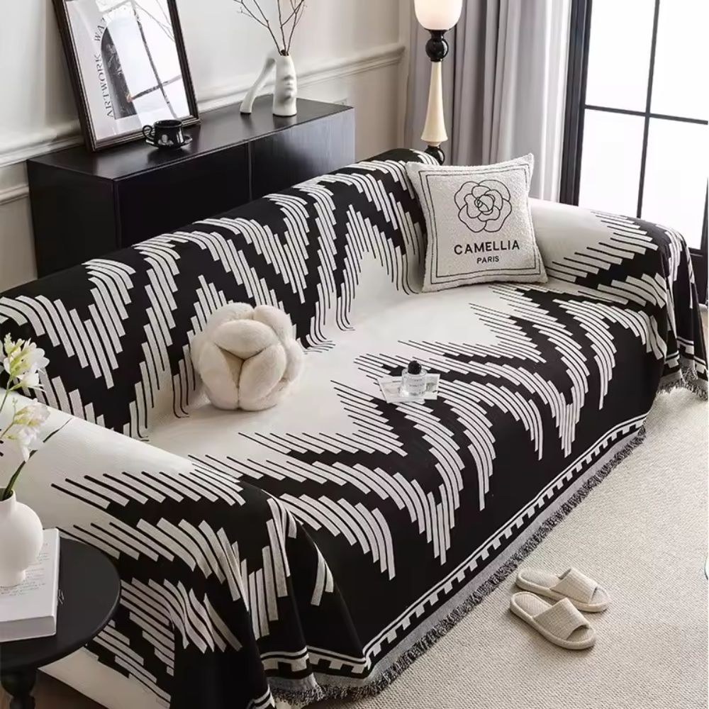 Junips | Camellia Paris Chenille Sofa Cover