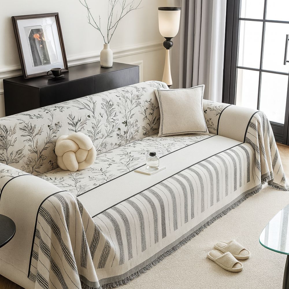 Junips | Camellia Paris Chenille Sofa Cover
