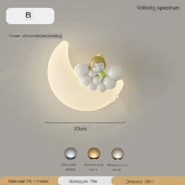 Junips | Wall lamp Moon | Gentle lighting | High quality - Noram