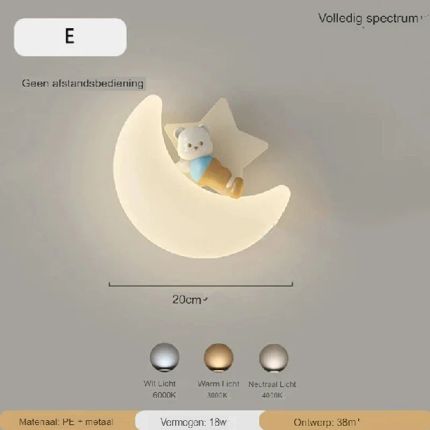 Junips | Wall lamp Moon | Gentle lighting | High quality - Noram