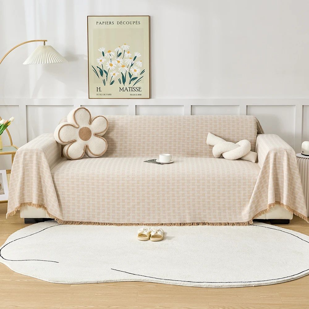Junips | Casa Serene Geometric Sofa Cover