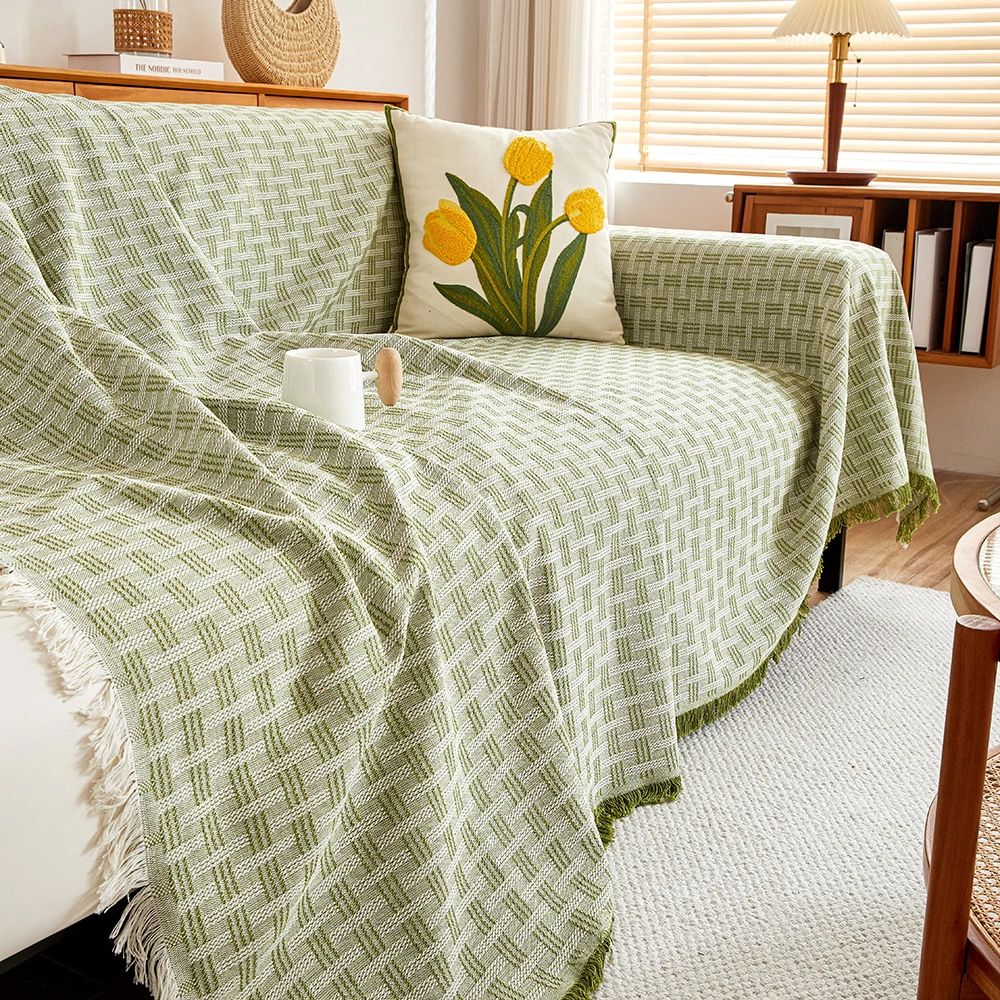 Junips | Casa Serene Geometric Sofa Cover