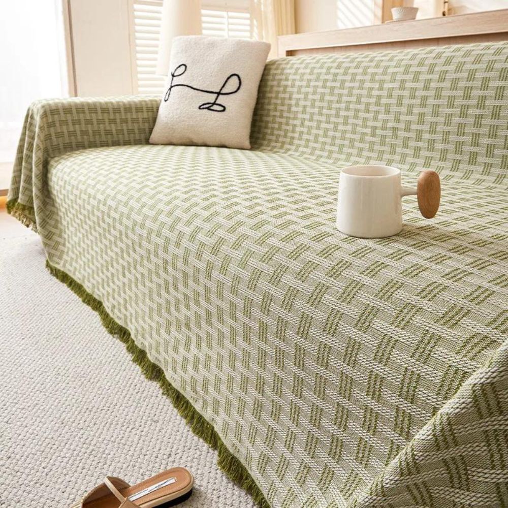 Junips | Casa Serene Geometric Sofa Cover