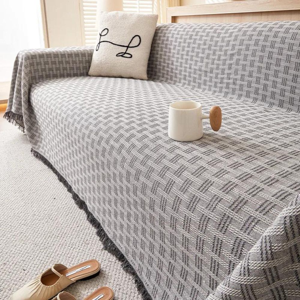 Junips | Casa Serene Geometric Sofa Cover