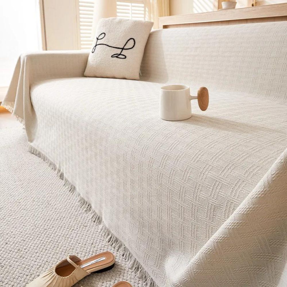 Junips | Casa Serene Geometric Sofa Cover