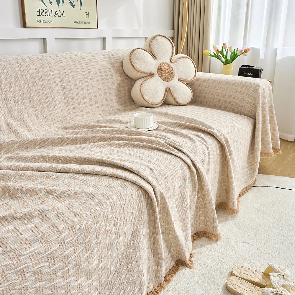 Junips | Casa Serene Geometric Sofa Cover