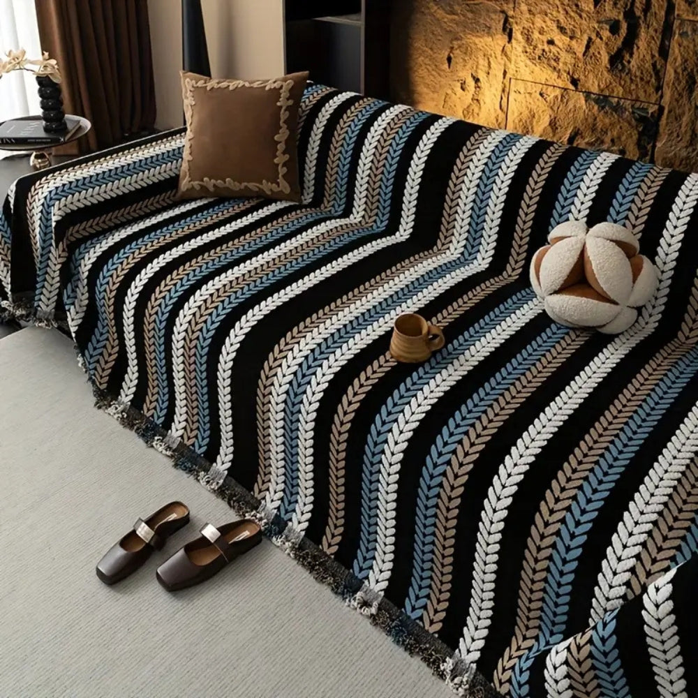 Junips | Cascade Stripe Sofa Cover