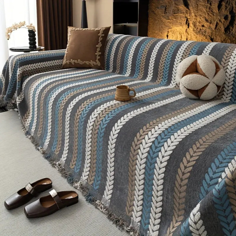 Junips | Cascade Stripe Sofa Cover