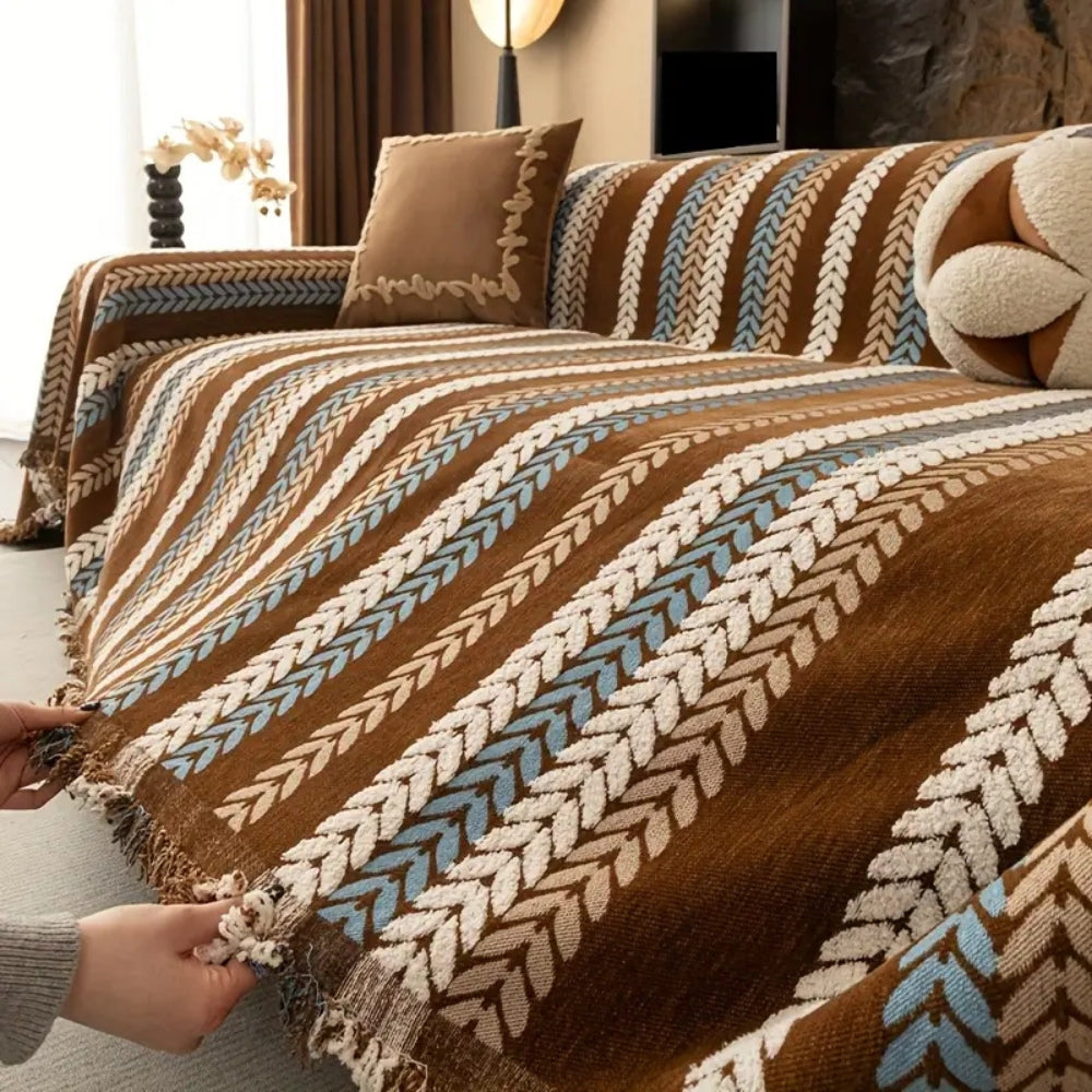 Junips | Cascade Stripe Sofa Cover