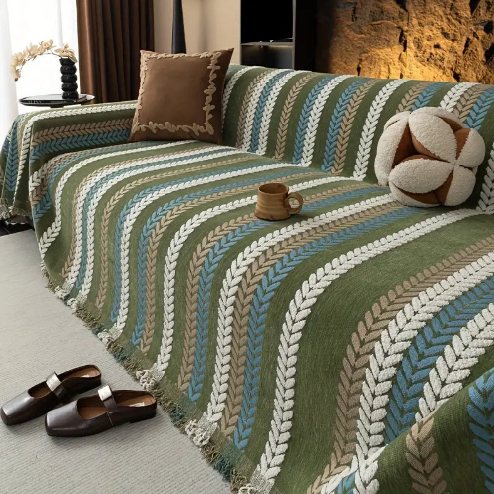 Junips | Cascade Stripe Sofa Cover