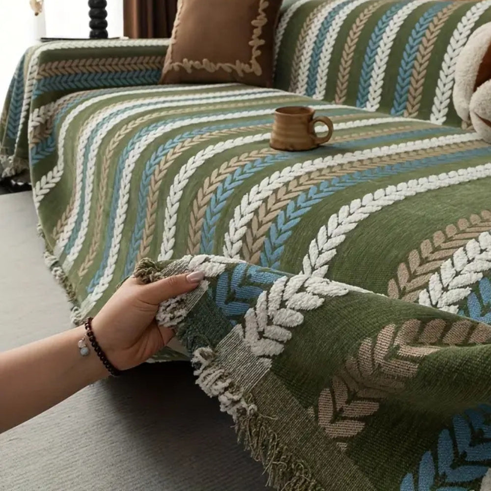 Junips | Cascade Stripe Sofa Cover