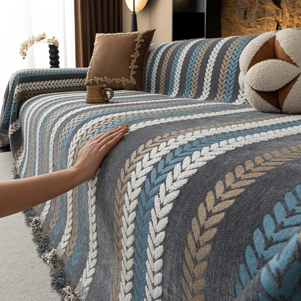 Junips | Cascade Stripe Sofa Cover
