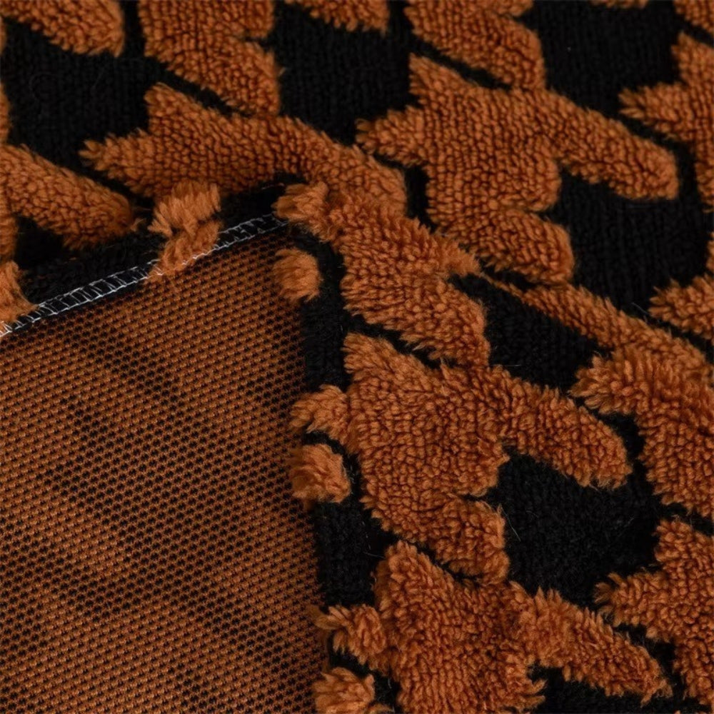 Junips | Cavalli Houndstooth Plush Sofa Cover