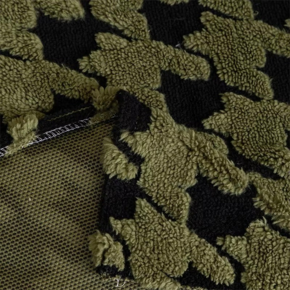 Junips | Cavalli Houndstooth Plush Sofa Cover