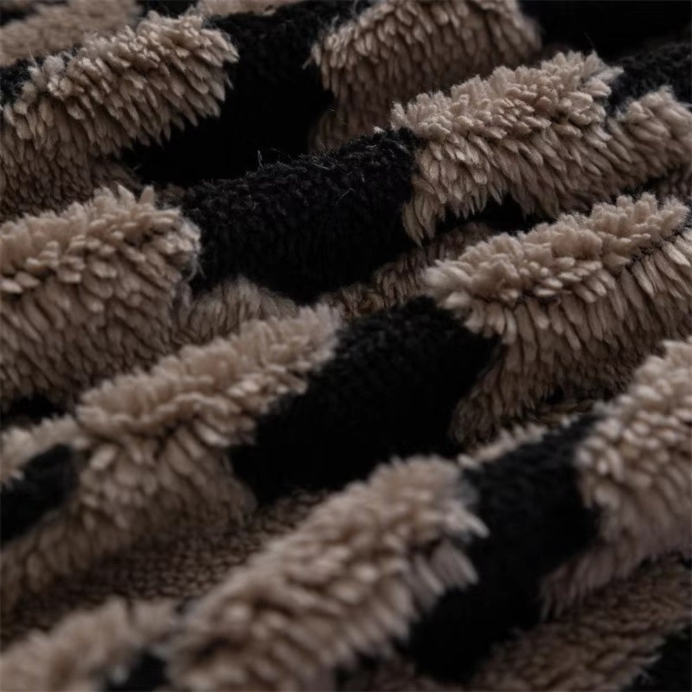 Junips | Cavalli Houndstooth Plush Sofa Cover