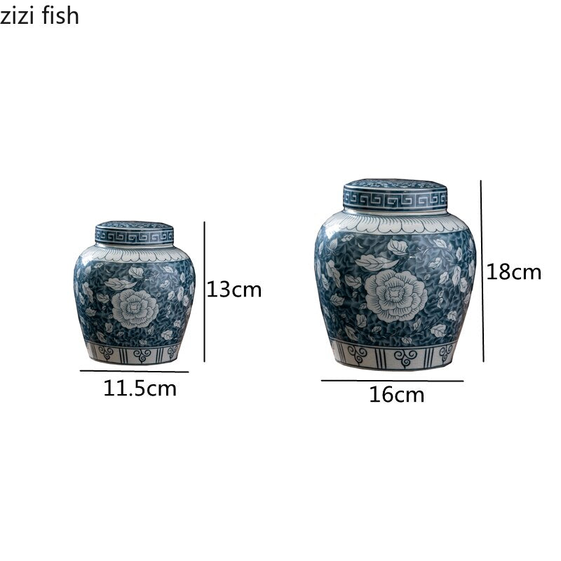 Junips | Ceramic airtight container tea box tea can moisture-protected storage tank tea container storage bottle tea organizer jar tea cans